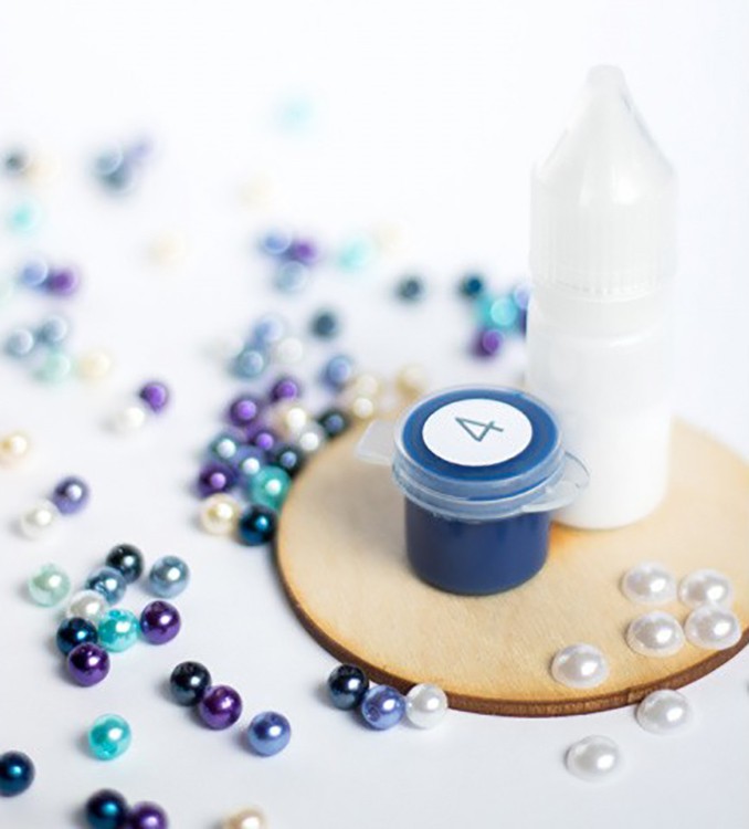 Набор для точечной росписи «Dark Blue Plate» — картинка 5