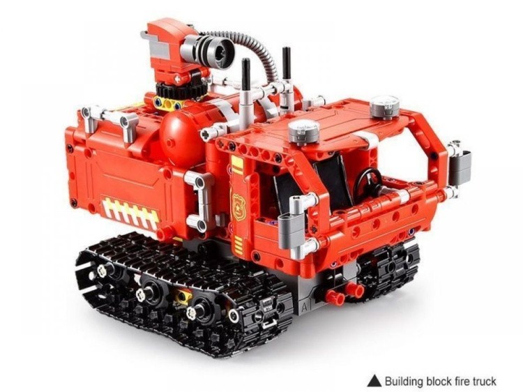 Радиоуправляемый конструктор CADA 2 в 1 пожарный робот-трансформер, 538 деталей
 — картинка 4