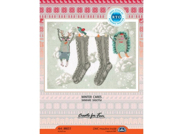 Набор для вышивания «Зимние заботы» — картинка 2