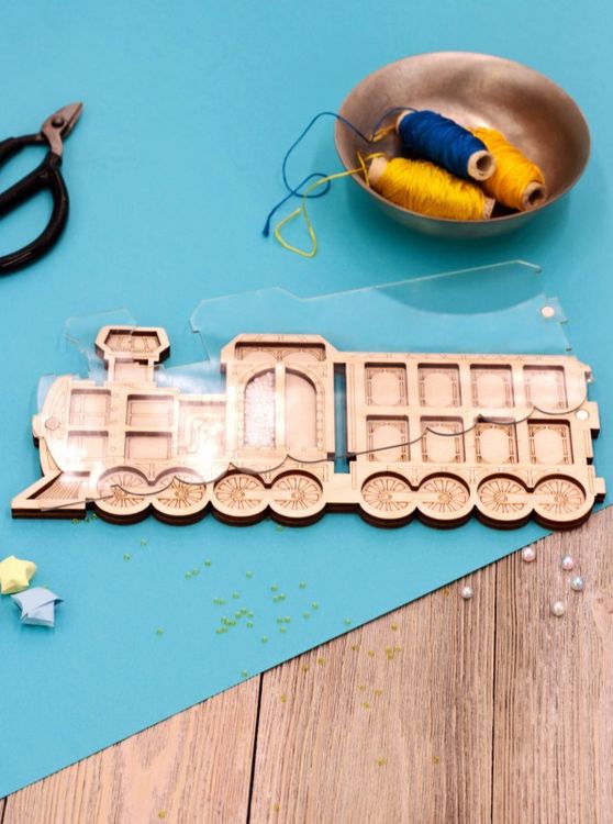 Органайзер для бисера с крышкой «Поезд» — картинка 2