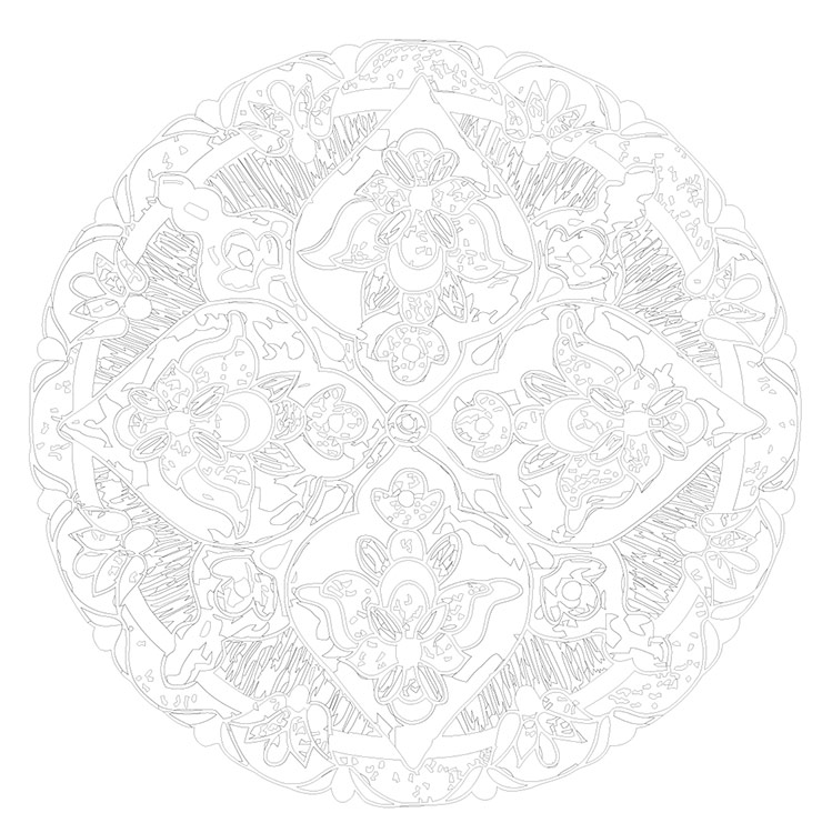 Картина по номерам «Религия, Буддизм: мандала 40x40» — картинка 3