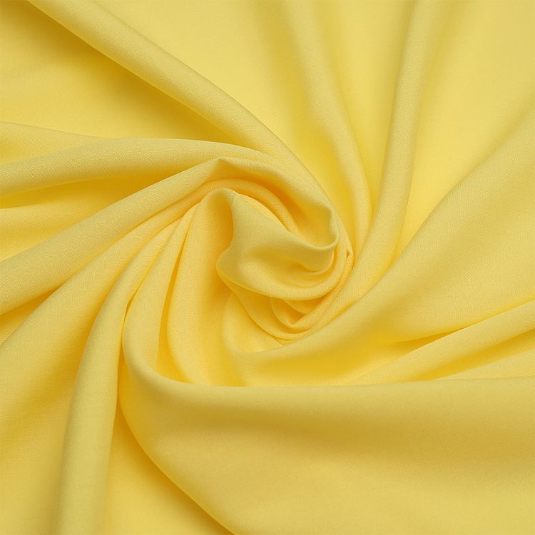 Ткань Штапель, матовая, 5 м, ширина 145 см, 110 г/м2, цвет: 21 бледно-желтый, TBY