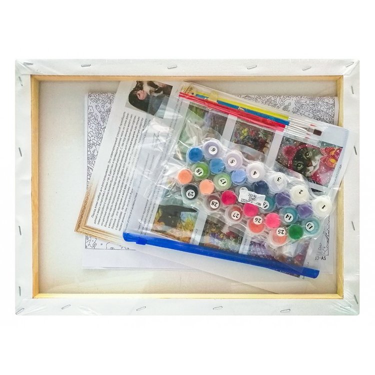 Картина по номерам «Зимняя мода» — картинка 3