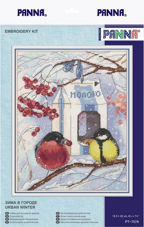 Набор для вышивания «Зима в городе» — картинка 2