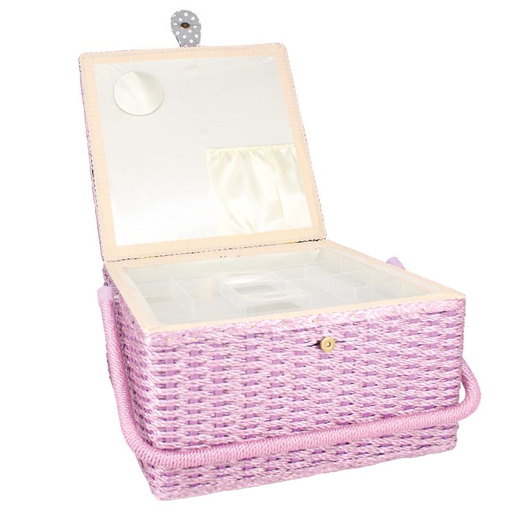 Шкатулка для швейных принадлежностей «Букет ирис и нарцисс»   — картинка 3