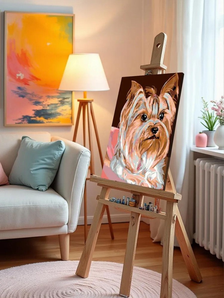 Картина по номерам «Йоркширский терьер» — картинка 10