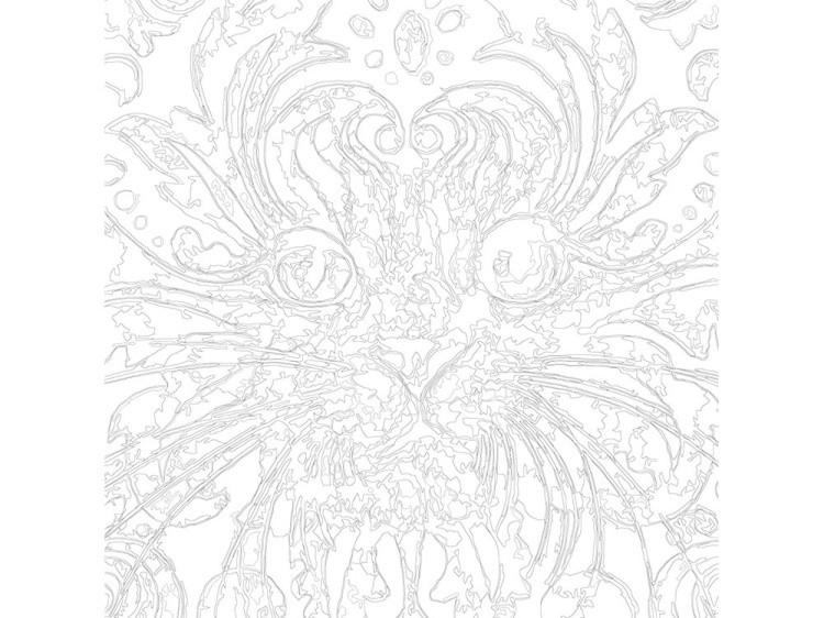 Картина по номерам «Котенок в узорах-2» — картинка 3