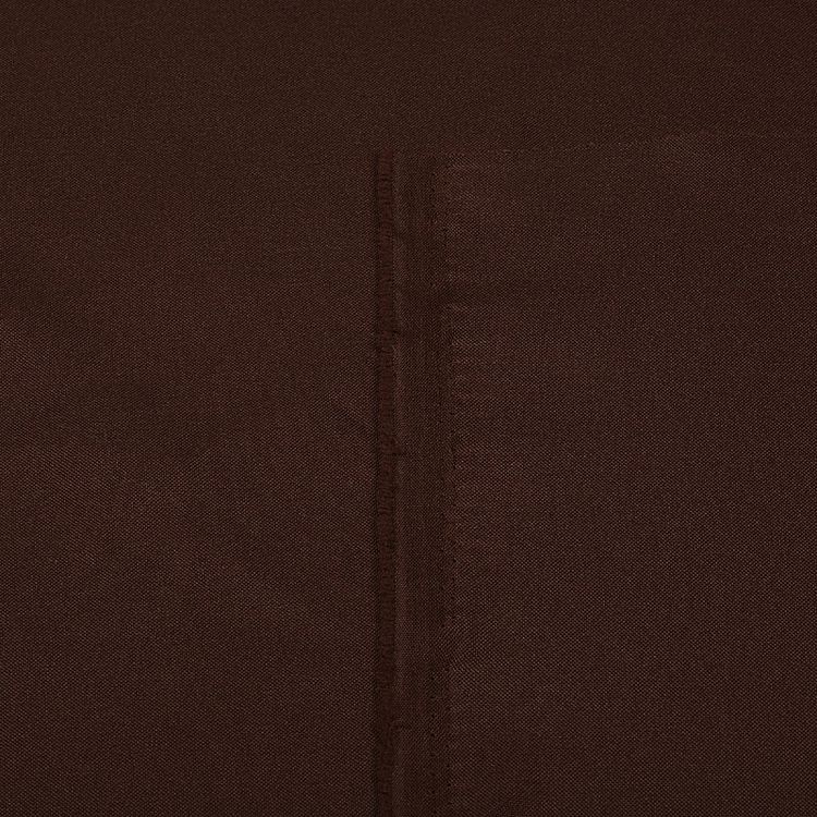 Ткань габардин, 1 м х 150 см, 150 г/м², цвет: темно-коричневый, TBY — картинка 3