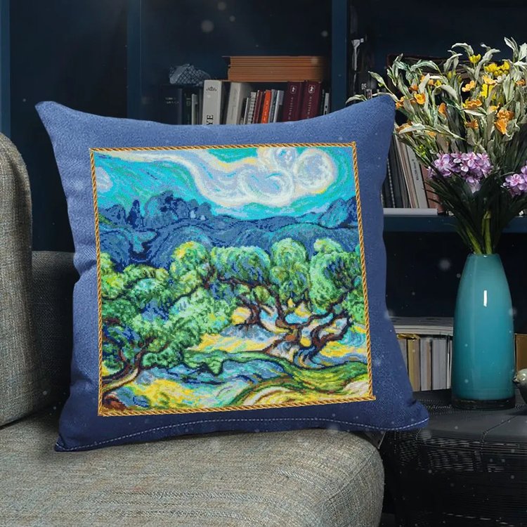 Набор для вышивания «Оливковые  деревья» — картинка 6