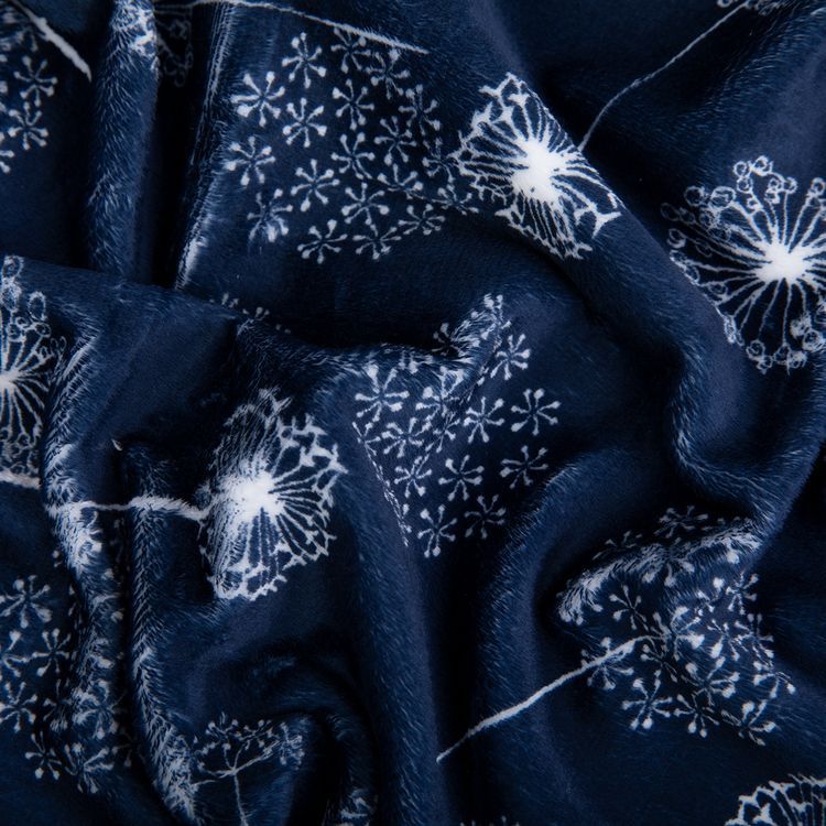 Плюш SS RAINBOW MAGIC CUDDLE, 1 м х 150 см, 370 г/м2, 100% полиэстер, цвет: WHISH NAVY принт, Peppy — картинка 3