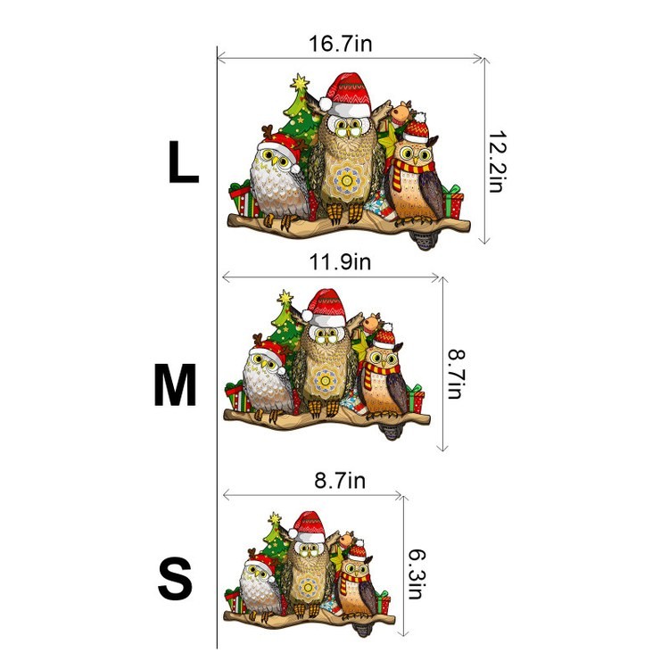 Деревянные пазлы «Новогодняя Вечеринка M», Woodbests — картинка 3