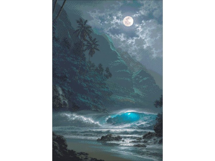 Алмазная вышивка «Вечер на острове» — картинка 2