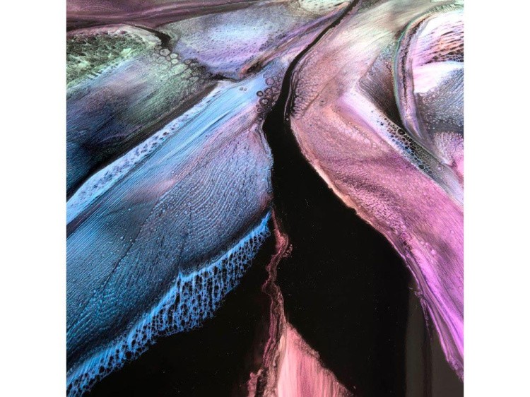 Пигмент минеральный светло-синий (Blue) 25 мл, CraftPigments Pearl — картинка 2