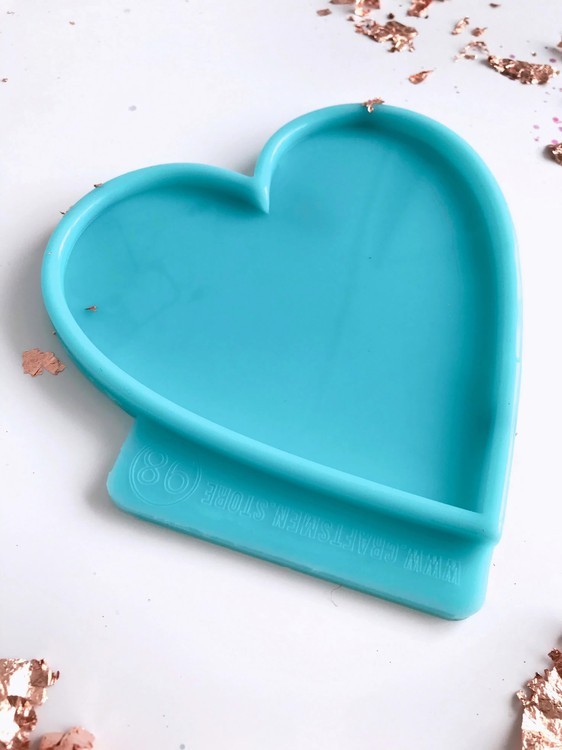 Модель №98 Силиконовый молд Сердце, 13x12 см, Craftsmen.store — картинка 3