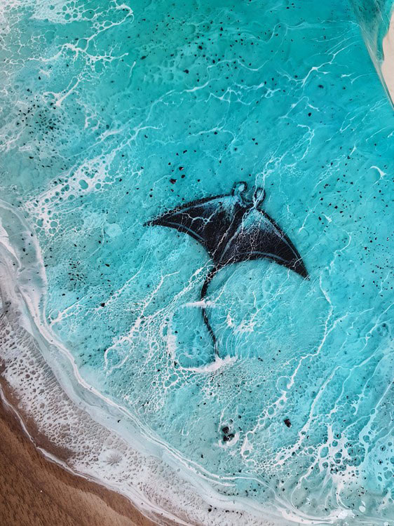 Добавка для эффекта волн и пены 25 г, EpoxyMaster — картинка 3