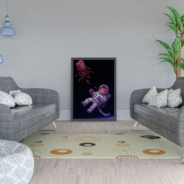 Картина по номерам «Космическая охота» — картинка 5