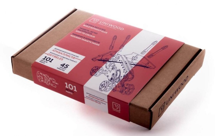 Конструктор из дерева Аркбаллиста, UNIWOOD — картинка 8