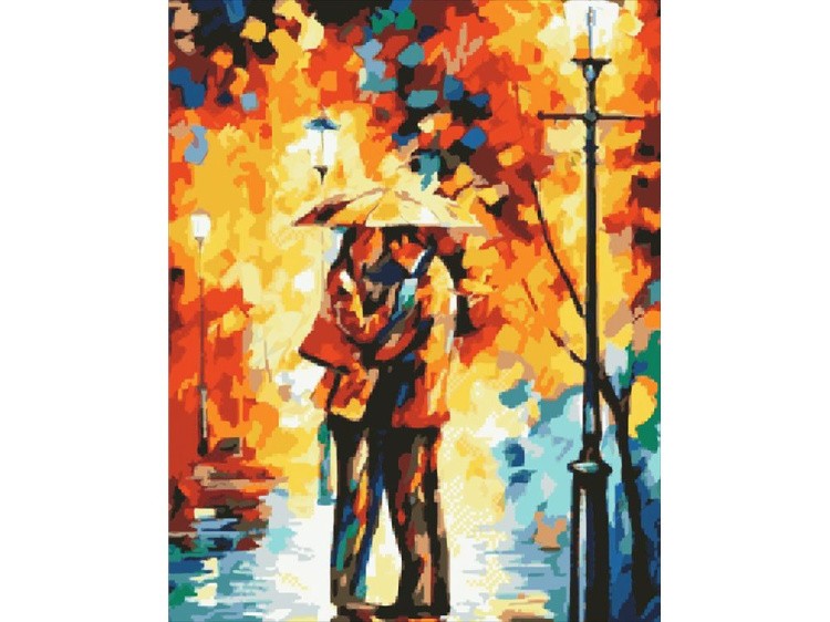 Алмазная вышивка «Осеннее свидание» — картинка 2