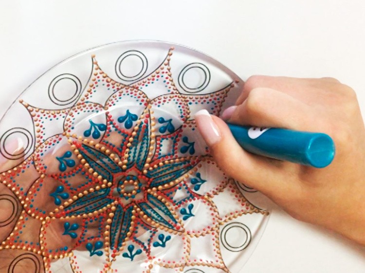 Набор для точечной росписи «Brown Plate» — картинка 7