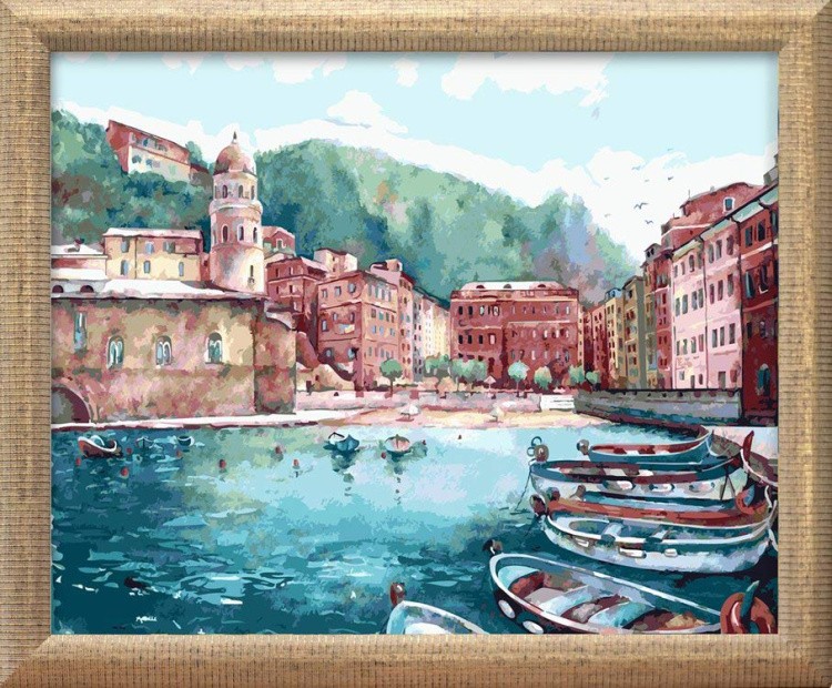 Картина по номерам «Кафе у моря» — картинка 2