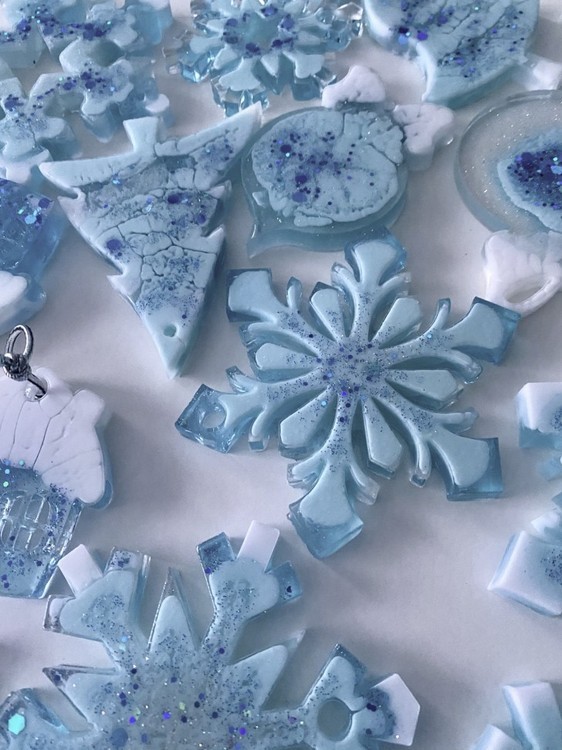 Набор для создания картины эпоксидной смолой Новогодний набор №5, Art Blong — картинка 13