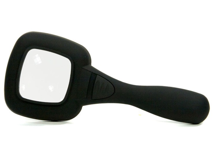 Лупа ручная 4х с LED-подсветкой — картинка 2