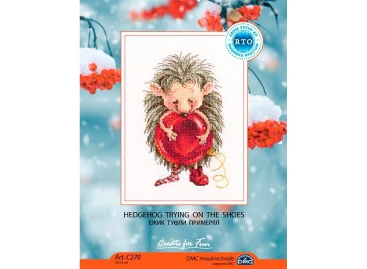 Набор для вышивания «Ежик туфли примерял» — картинка 4