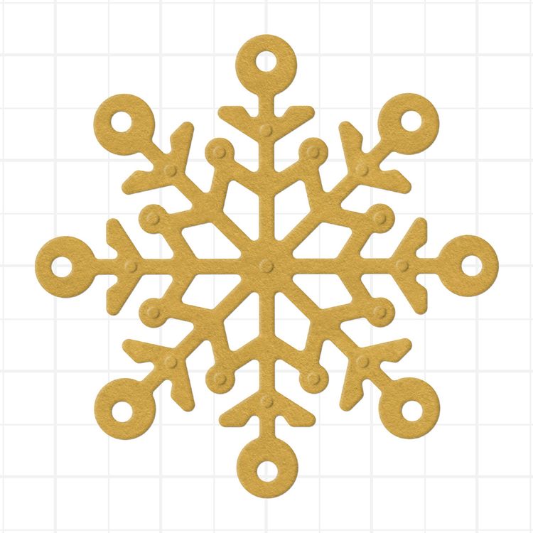 Нож для вырубки «Снежинка», 4,6x4,6 см, Mr.Painter — картинка 2