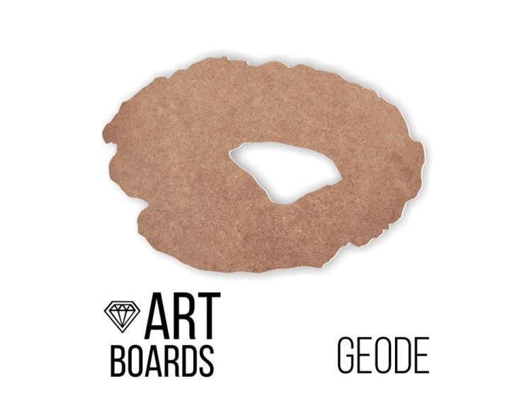 Заготовка ART Board Creative Geode, 50x33 см, Craftsmen.store