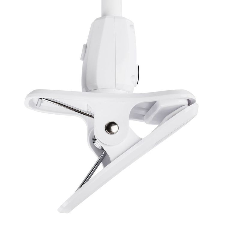 Лупа настольная 3D с подсветкой 30 LED, прищепка в блистере, белая, REXANT — картинка 4