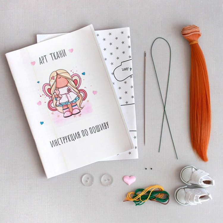 Набор для шитья интерьерной куклы «Сэнди» — картинка 9