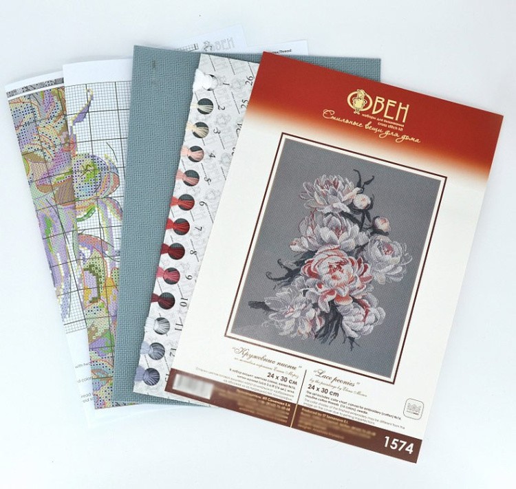 Набор для вышивания «Кружевные пионы» — картинка 3