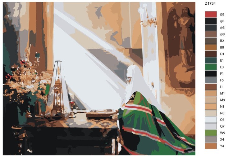 Картина по номерам «Патриарх» — картинка 2