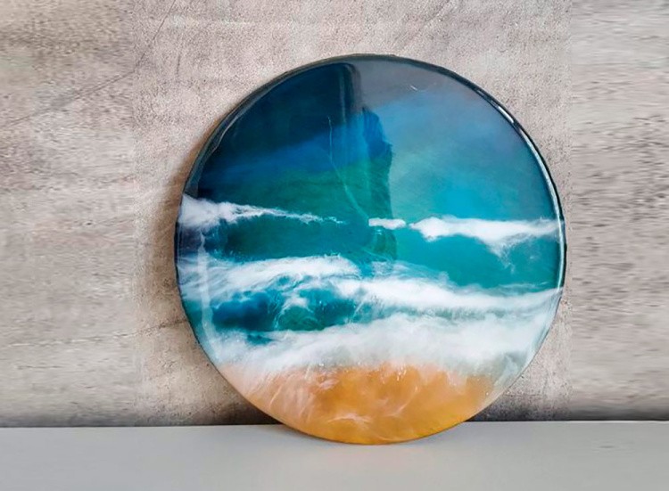 Набор для создания картины эпоксидной смолой Море, Art Blong — картинка 4