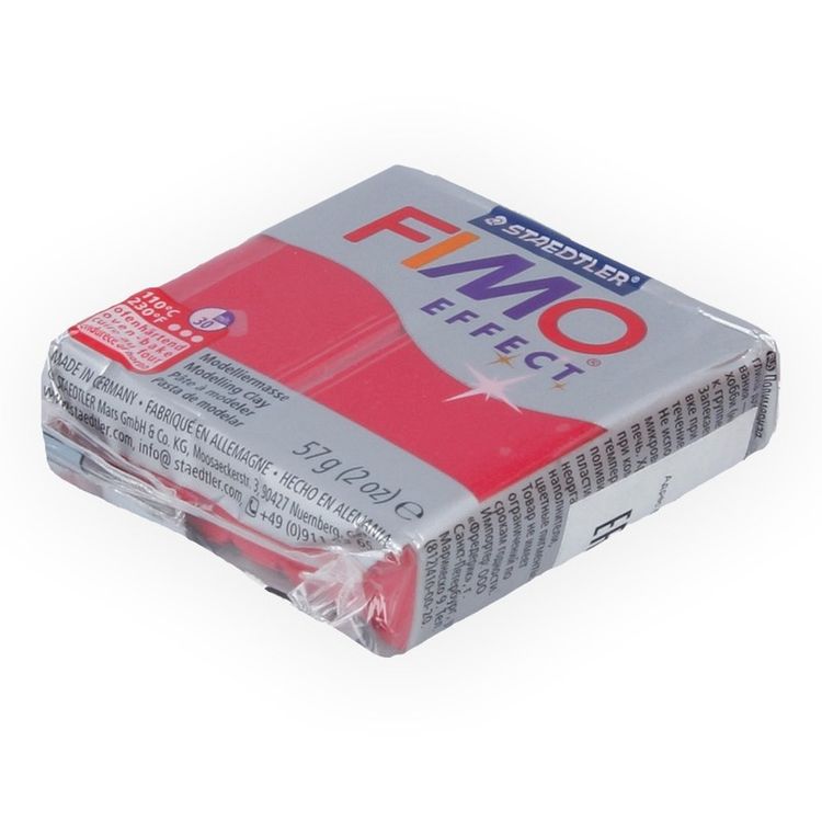Полимерная глина FIMO Effect, цвет: рубиновый металлик, 57 г — картинка 2