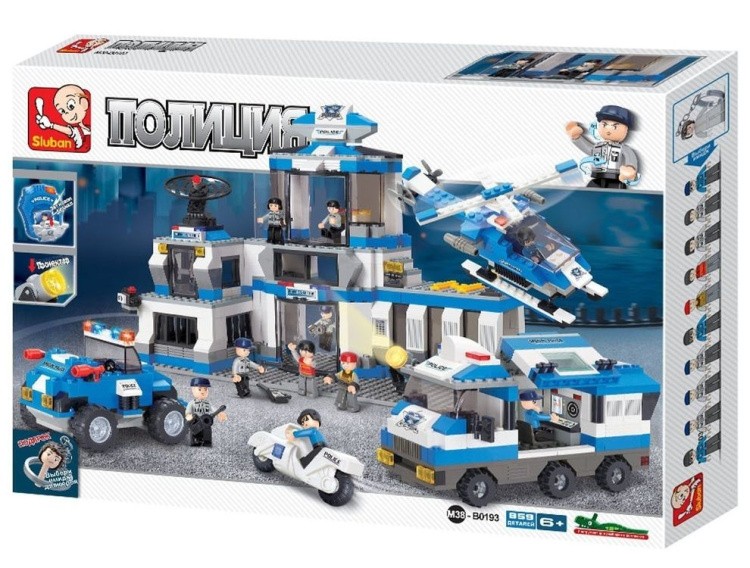 Конструктор «Полиция и спецназ.Командный центр», 859 деталей — картинка 5