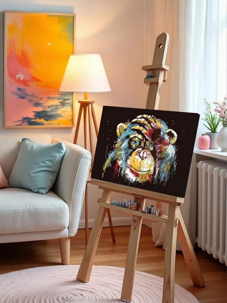 Картина по номерам «Шимпанзне» — картинка 9