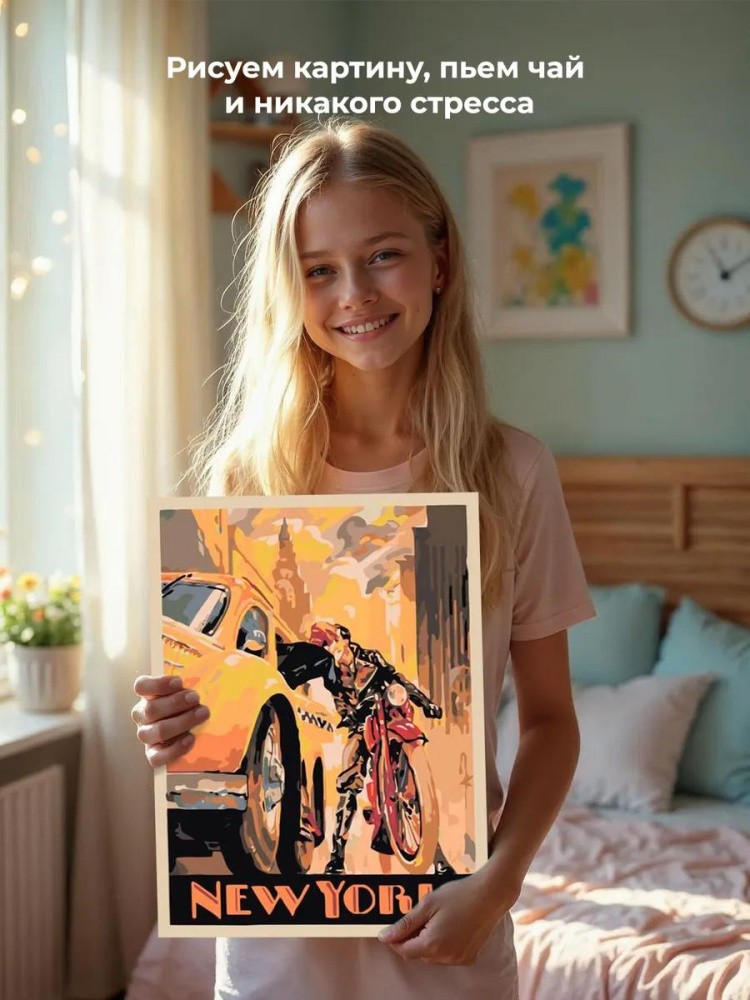 Картина по номерам «Вечерний Нью-Йорк» — картинка 7