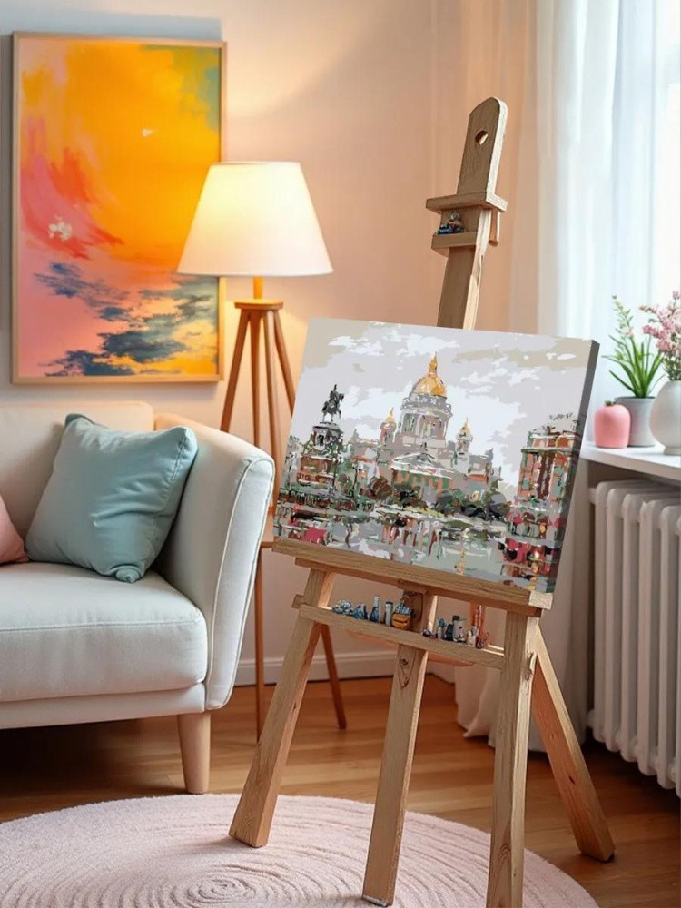 Картина по номерам «Площадь в Петербурге» — картинка 10