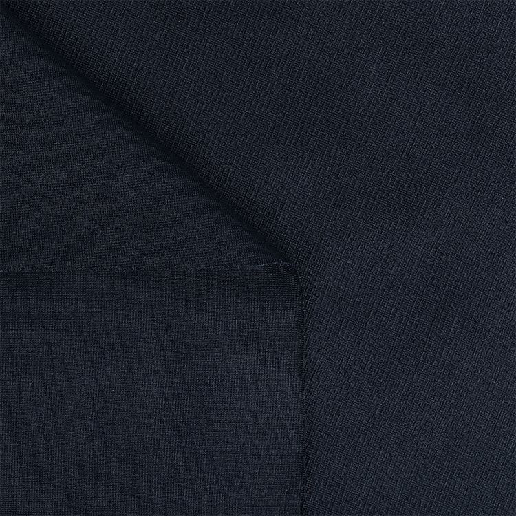 Ткань Джерси, 1 м x 155 см, 350 г/м², цвет: темно-синий, TBY — картинка 3