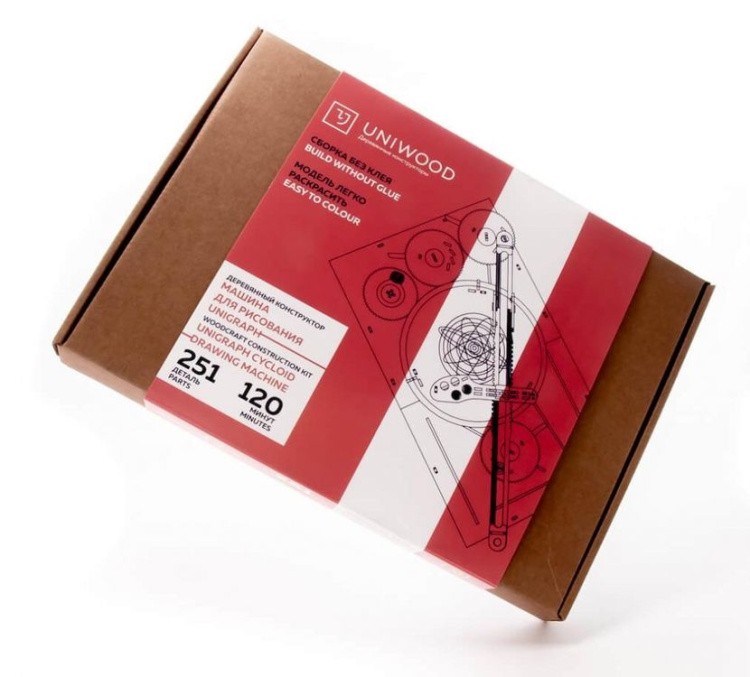 Конструктор из дерева «Машина для рисования UNIGRAPH», UNIWOOD — картинка 7