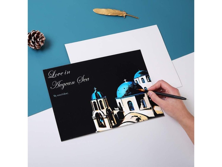 Скретч-набор «Travel Diary» (цветные) — картинка 3