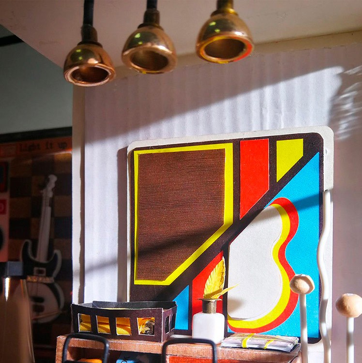 Набор для создания миниатюры (румбокс) «Музыкальная студия» — картинка 6