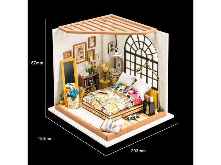 Набор для создания миниатюры (румбокс) «Комната отдыха» — картинка 2