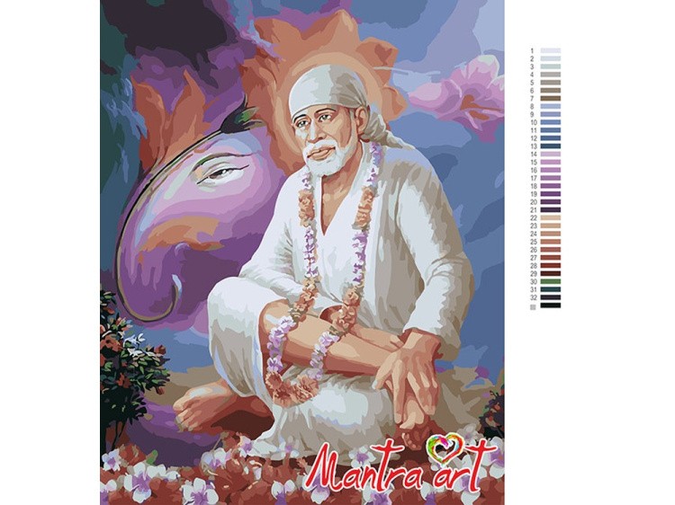 Картина по номерам «Гуру» — картинка 2