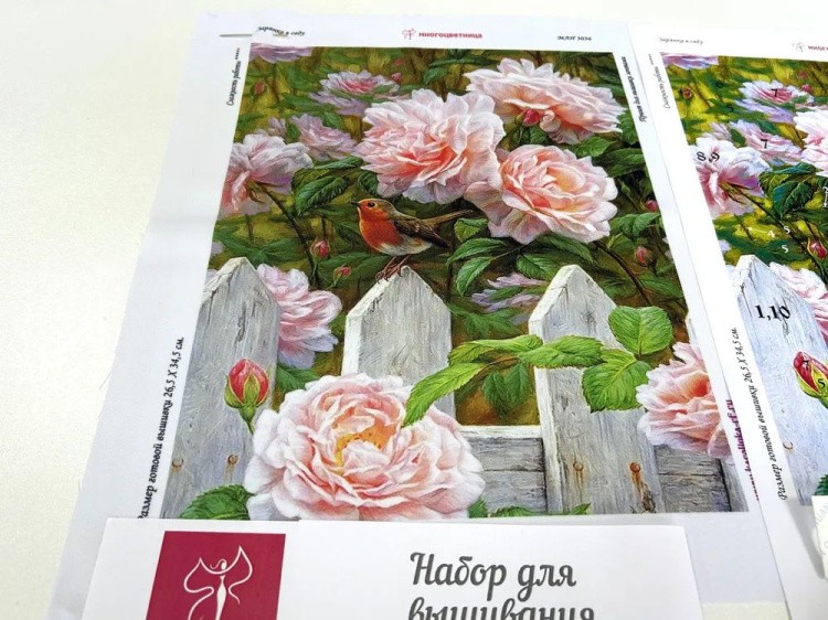 Набор для вышивания «Зарянка в саду» — картинка 11