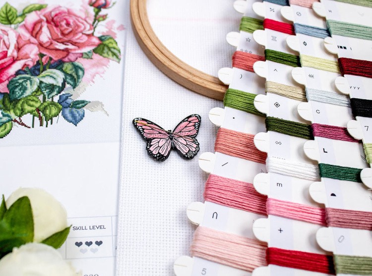 Набор для вышивания «Pink Bloom (Розовое цветение)» — картинка 2