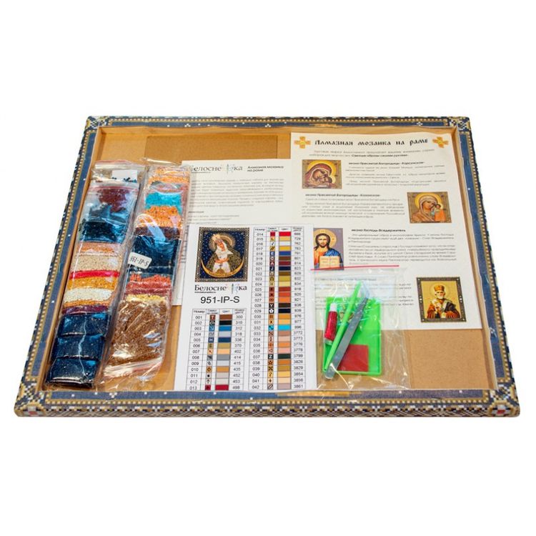 Алмазная вышивка «Божья Матерь Остробрамская» — картинка 3