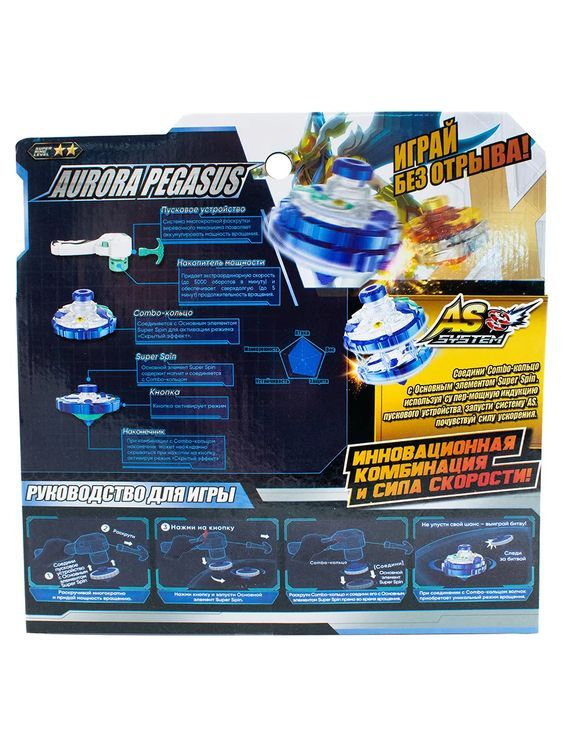 Стартовый набор Super Spin Combo Aurora Pegasus — картинка 5