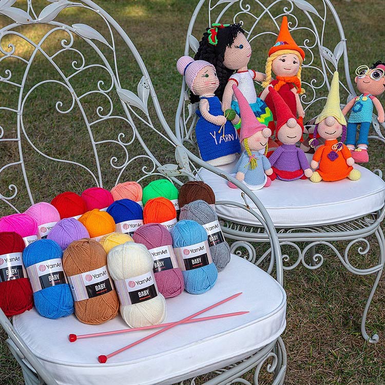 Пряжа YarnArt Baby (Ярнарт Беби) (857), лён, 1 шт. 50 г — картинка 6